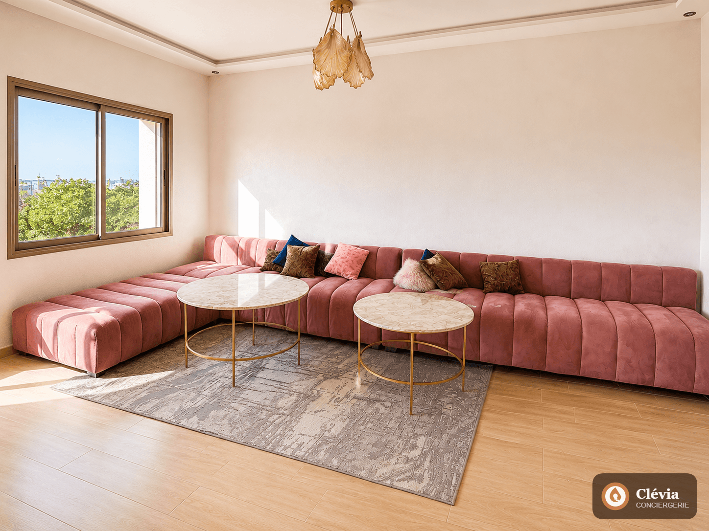 Appartement 2 chambres avec grand salon — Résidence Yassmina Beach, El Mansouria