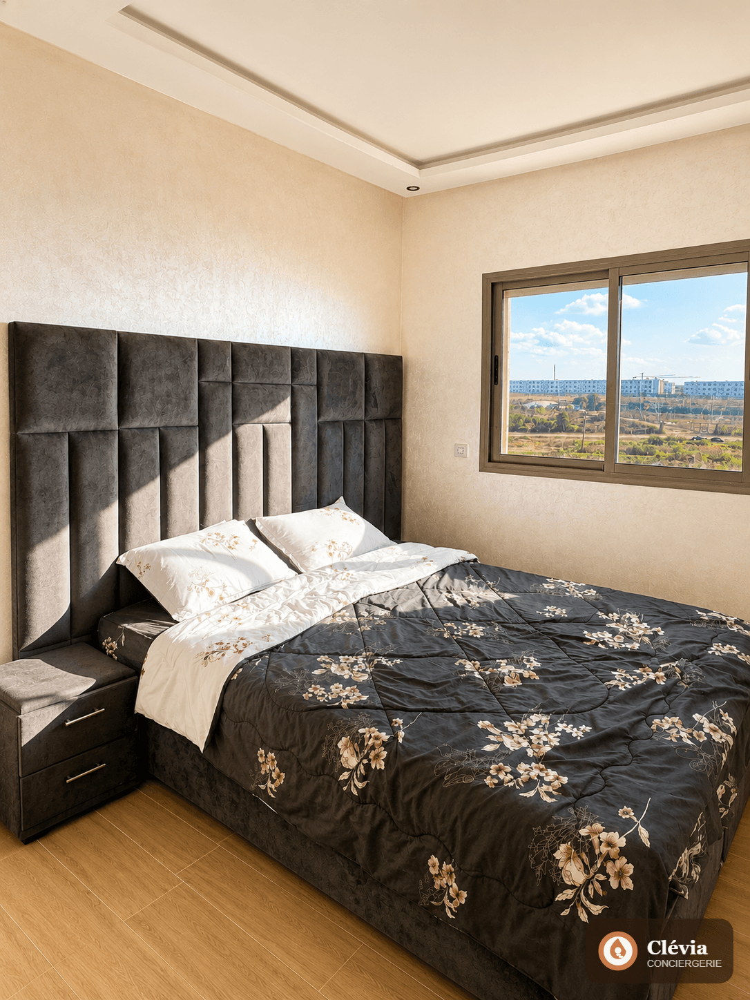 Appartement 2 chambres avec grand salon — Résidence Yassmina Beach, El Mansouria — photo 3