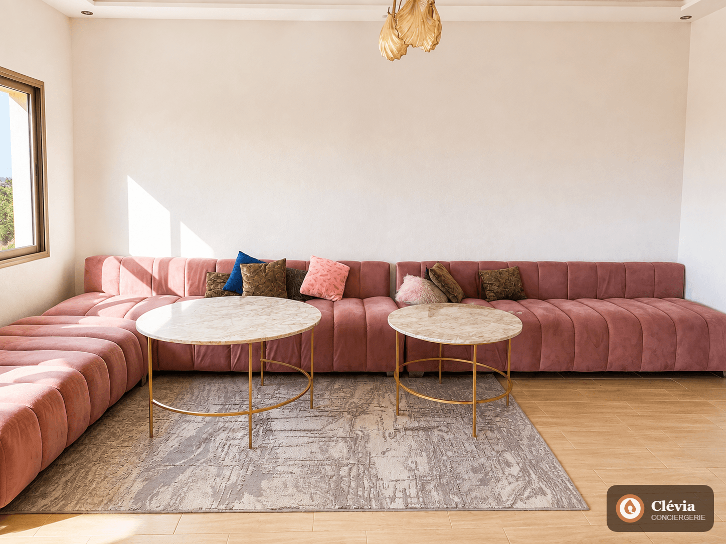 Appartement 2 chambres avec grand salon — Résidence Yassmina Beach, El Mansouria — photo 2